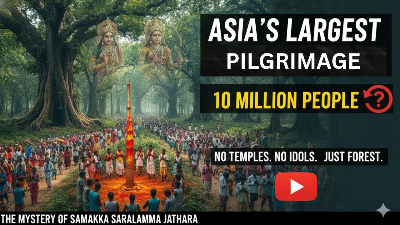 SAMMAKA SARALAMMA -This Forest Becomes a Temple Once Every 2 Years | World&rsquo;s Largest Tribal Festival