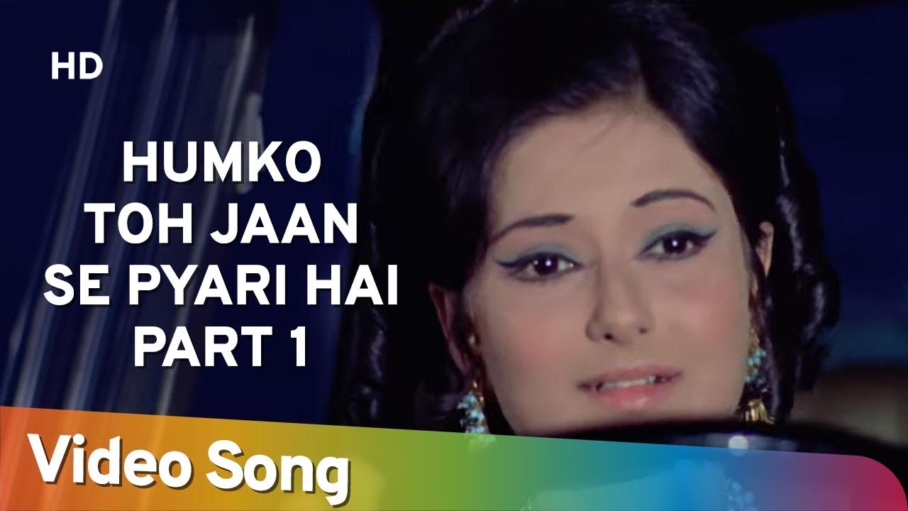 Humko Toh Jaan Se Pyari Hai Part 1 | Naina (1973) | Shashi Kapoor | Moushumi Chatterjee