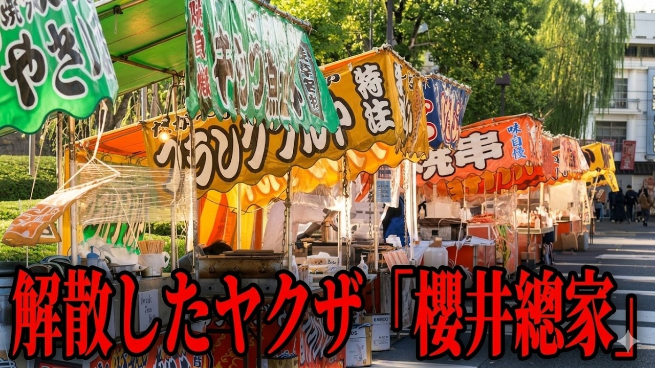 【櫻井總家】100年続いたテキヤ系暴力団が警察に自ら解散届を出した理由