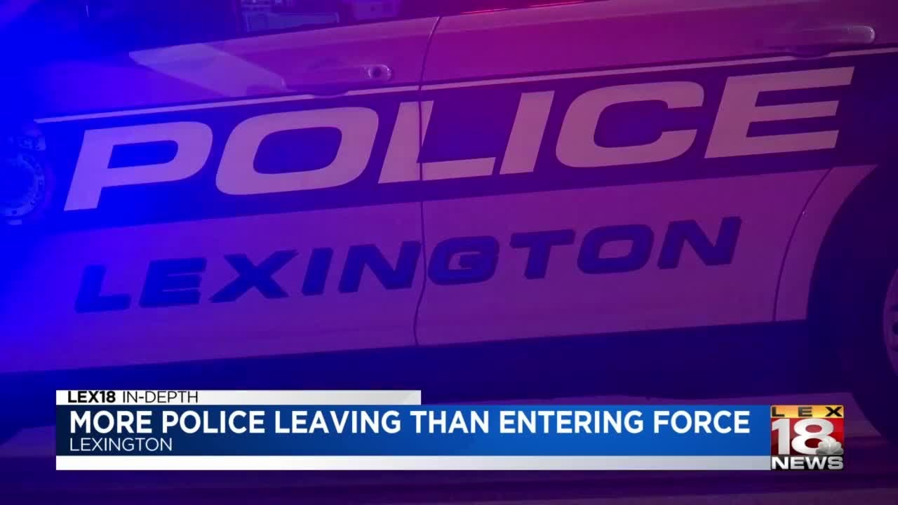 Number of officers leaving Lexington Police Department at an alarming rate, highest in 10 years