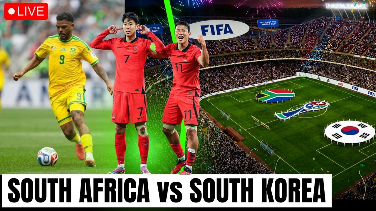 ⚽🔥ЮАР против ЮЖНОЙ КОРЕИ 🇿🇦🇰🇷 | ЧЕМПИОНАТ МИРА ПО ФУТБОЛУ 2026 В ПРЯМОМ ЭФИРЕ