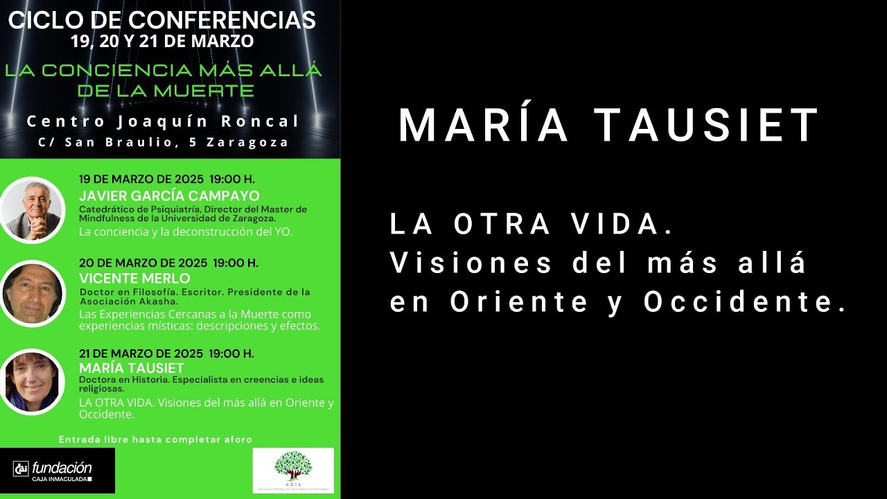 MARÍA TAUSIET. La otra vida. Visiones del más allá en Oriente y Occidente.