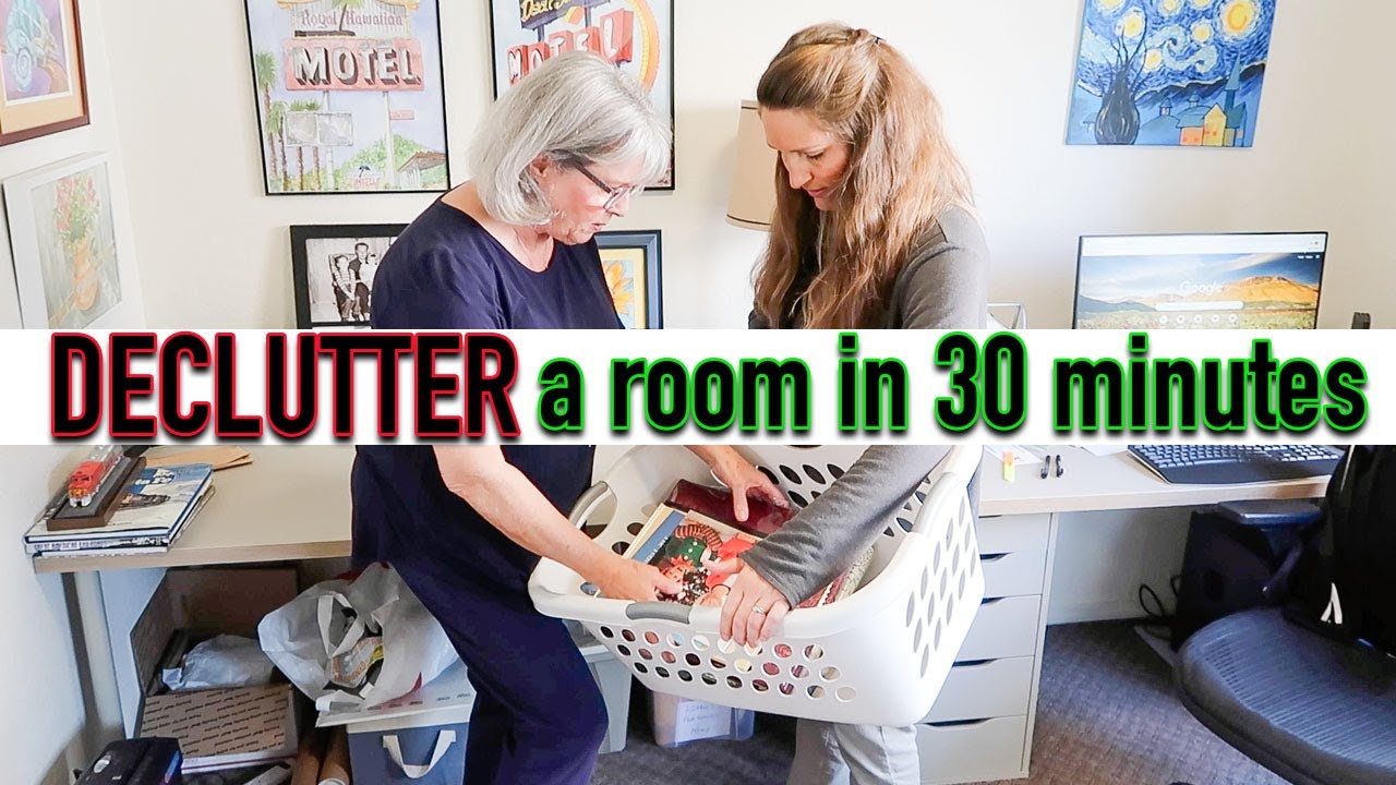 How to DECLUTTER a Room in 30 Minutes