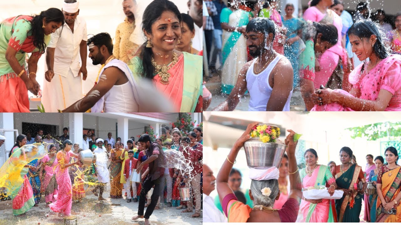 தம்பி கல்யாணத்துக்கு முகூர்த்த கால் போட்டு கங்கணம் கட்டி ஆச்சு❤️‍🩹/My Brother Traditional wedding😍