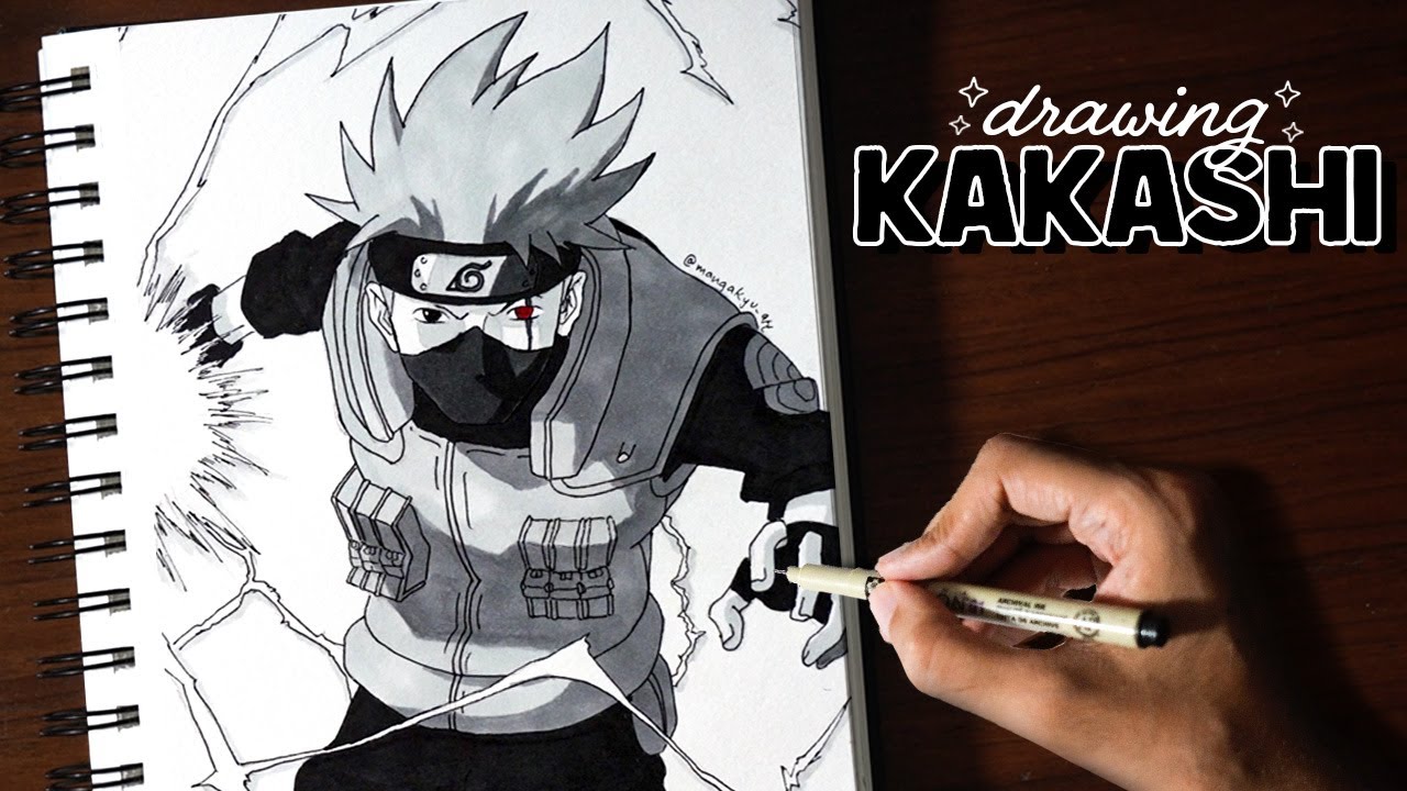 How to Draw Kakashi Hatake | Easy Step-by-Step Naruto Anime Tutorial