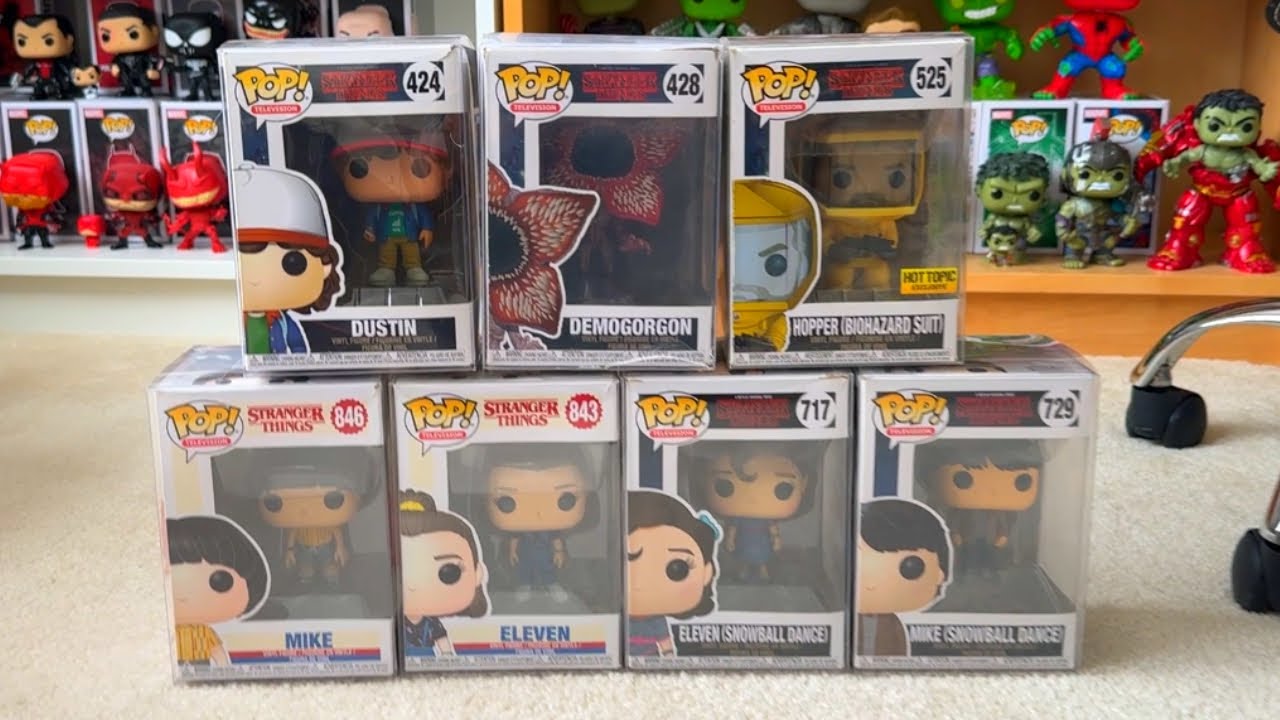 Распаковка фигурок Funko Pop по мотивам сериала &laquo;Очень странные дела&raquo; стоимостью более 100 доллар...