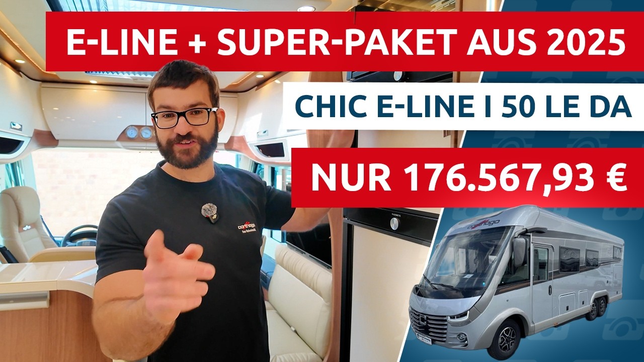 Luxus Wohnmobil pl&ouml;tzlich bezahlbar 😱 | Carthago chic e-line jetzt unter 177.000 &euro; (251)