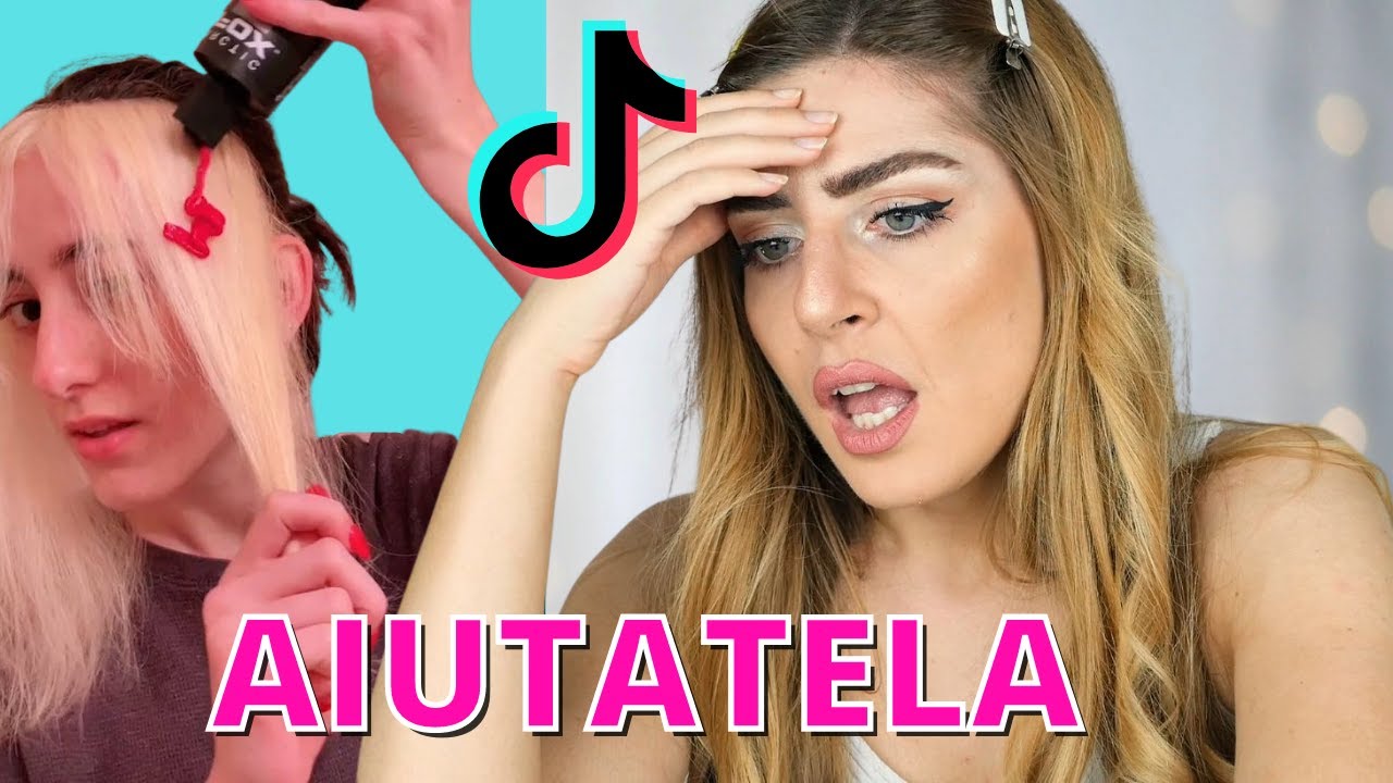 DISASTRI SUI CAPELLI 😭 FAIL incredibili DECOLORAZIONI su TikTok
