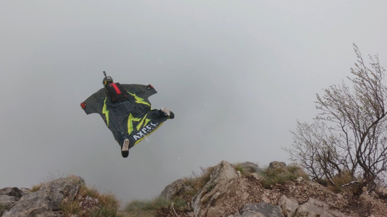 Wingsuiting into WHITEOUT conditions