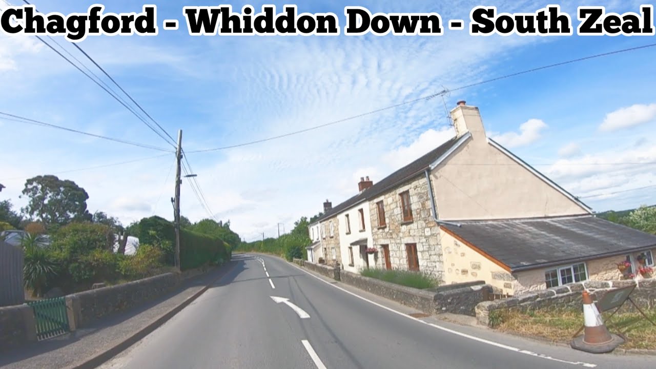 A drive with us production 23/06/23 Chagford - Whiddon Down - South Zeal Rural Devon England GoPro