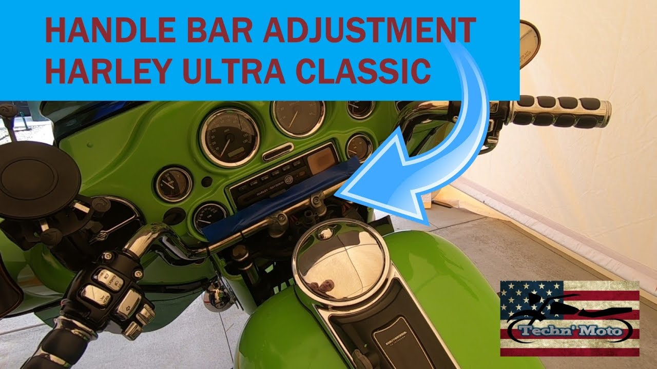 Harley Davidson Handle Bar Adjustment-simple and fast- Electra Glide Ultra Classic | Techn' Moto