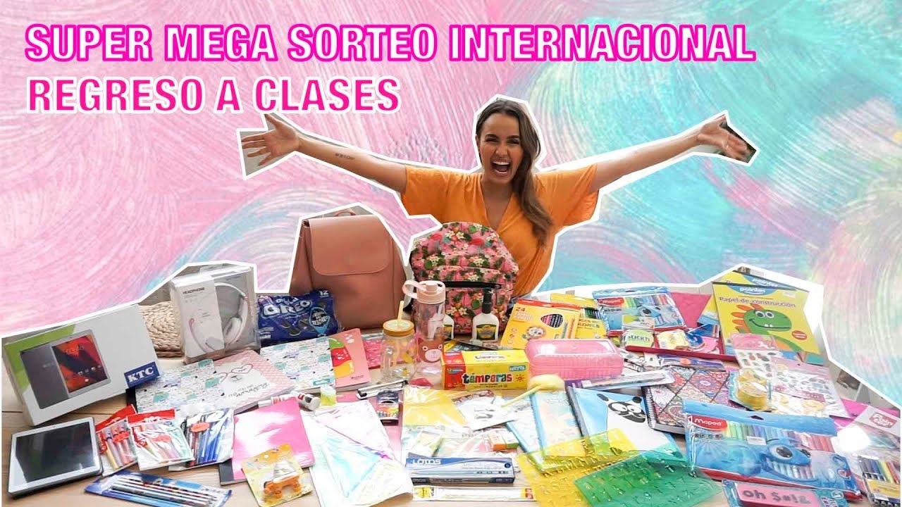 ¡GÁNATE ESTOS ÚTILES ESCOLARES Y UNA TABLET !! SORTEO REGRESO A CLASES 2019