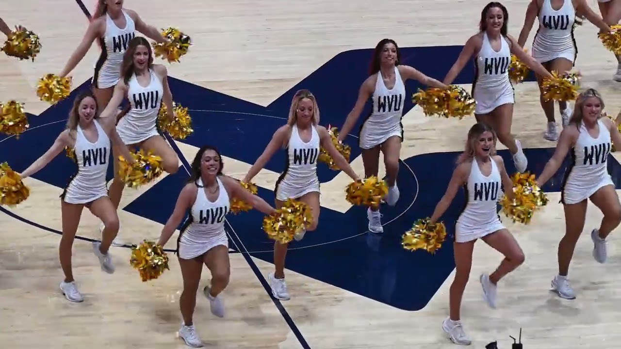 WVU Dancers at WVU vs Colorado Men Basketball Game