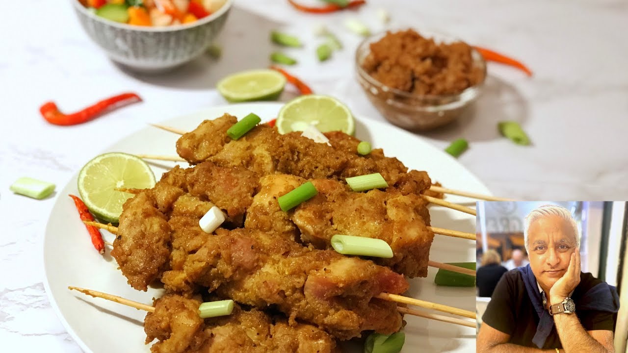 Chicken Satay with Peanut Sauce - How to cook the Authentic Indonesian Chicken Satay
