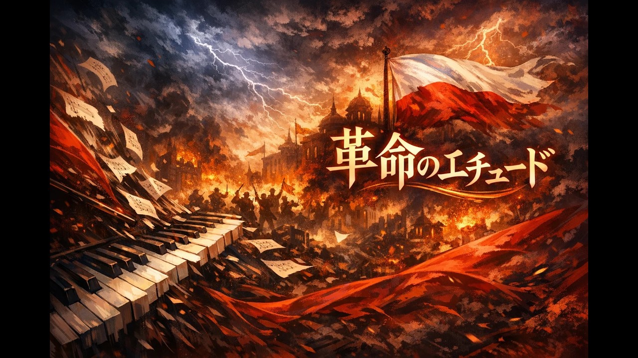 革命のエチュードとは？ショパンの怒りと祖国愛が生んだ不滅の名曲