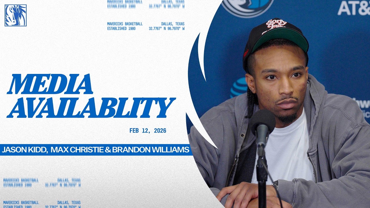 Jason Kidd, Max Christie, & Brandon Williams | Post Game Media Availability @ LAL | 2/12/26