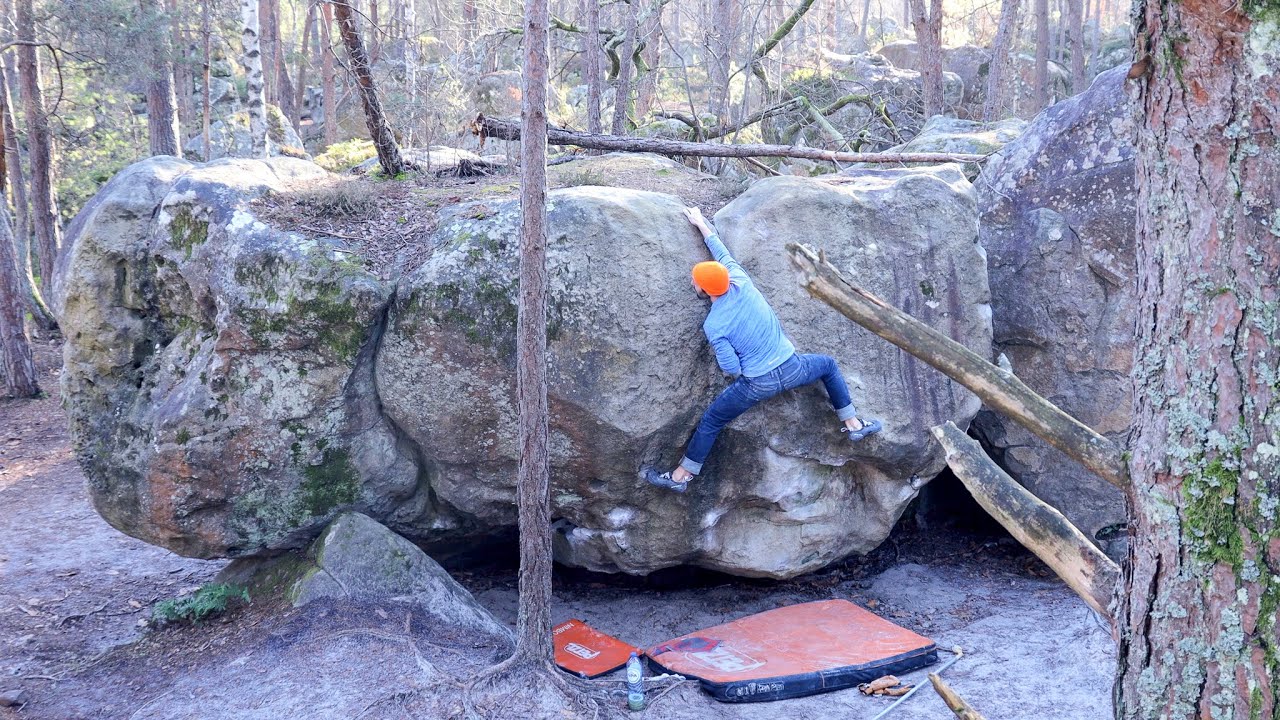 A few 7a's in Rocher aux Oissaux (fontainebleau)