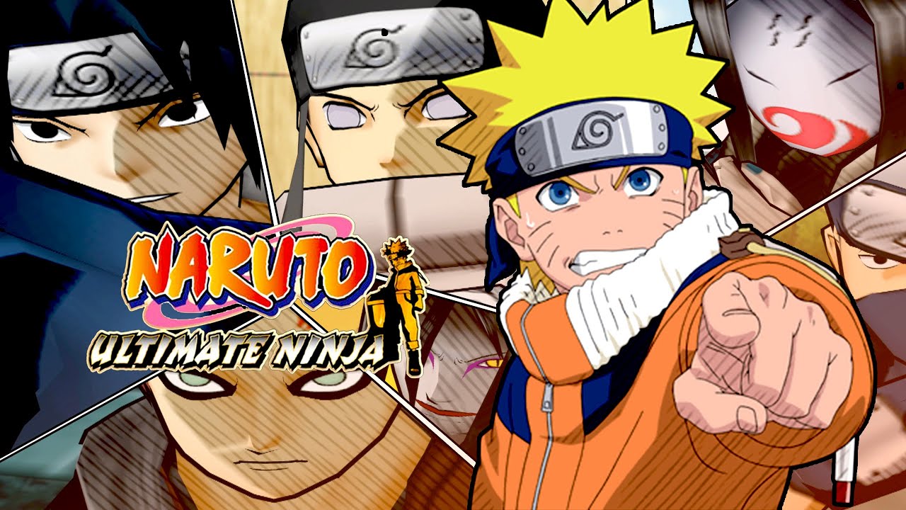 Naruto Ultimate Ninja - Naruto Uzumaki Saga Full Walkthrough (4K)
