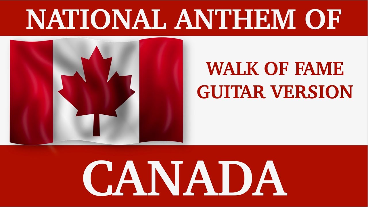 The Canadian National Anthem at the Walk of Fame 