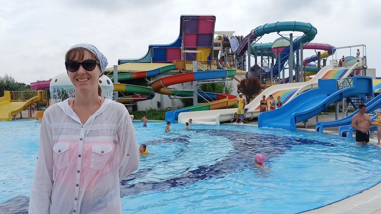 Аквапарк Банановая республика 2022. Цены. Вечерняя Евпатория. Все танцуют.