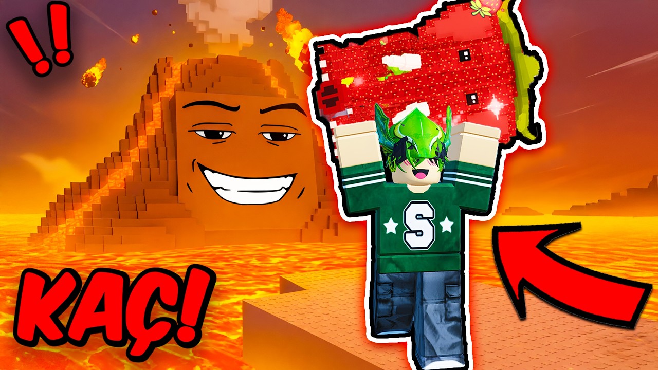 LAVLARDAN KAÇARAK STRAWBERRY ELEPHANT ÇALDIM! - Roblox