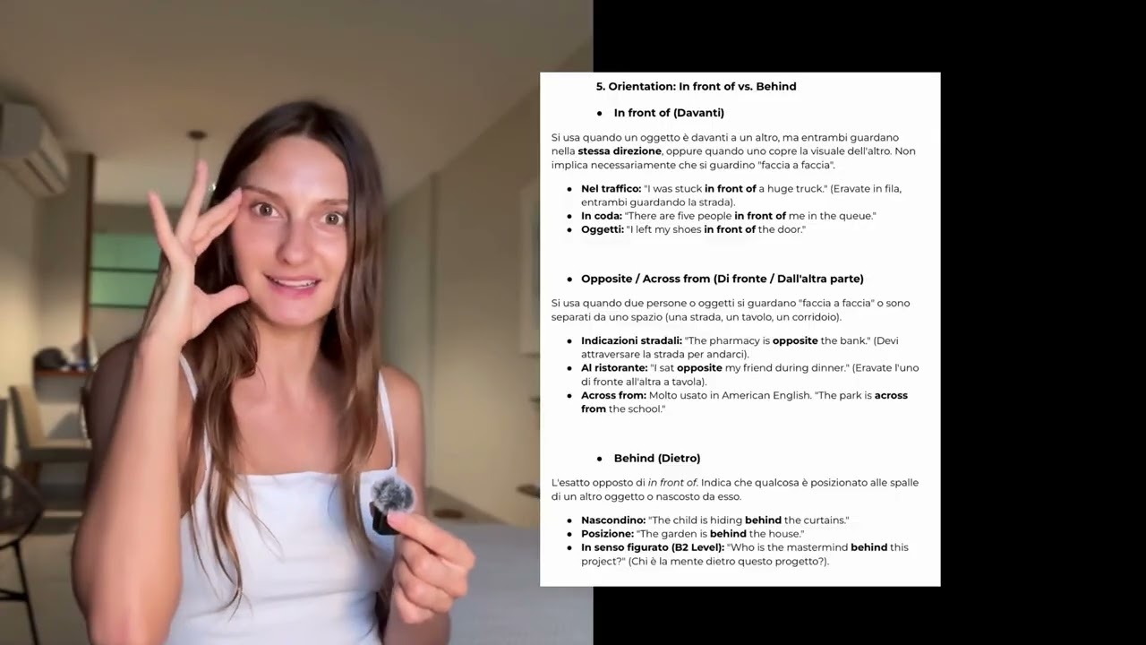Inglese livello B1 - 8 lezioni importanti