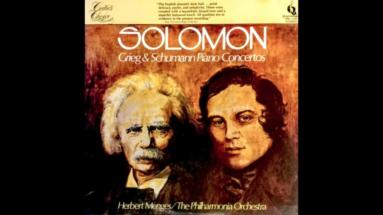 Solomon plays Schumann Piano Concerto in A minor  (1978 Reissue of 1958 Release)