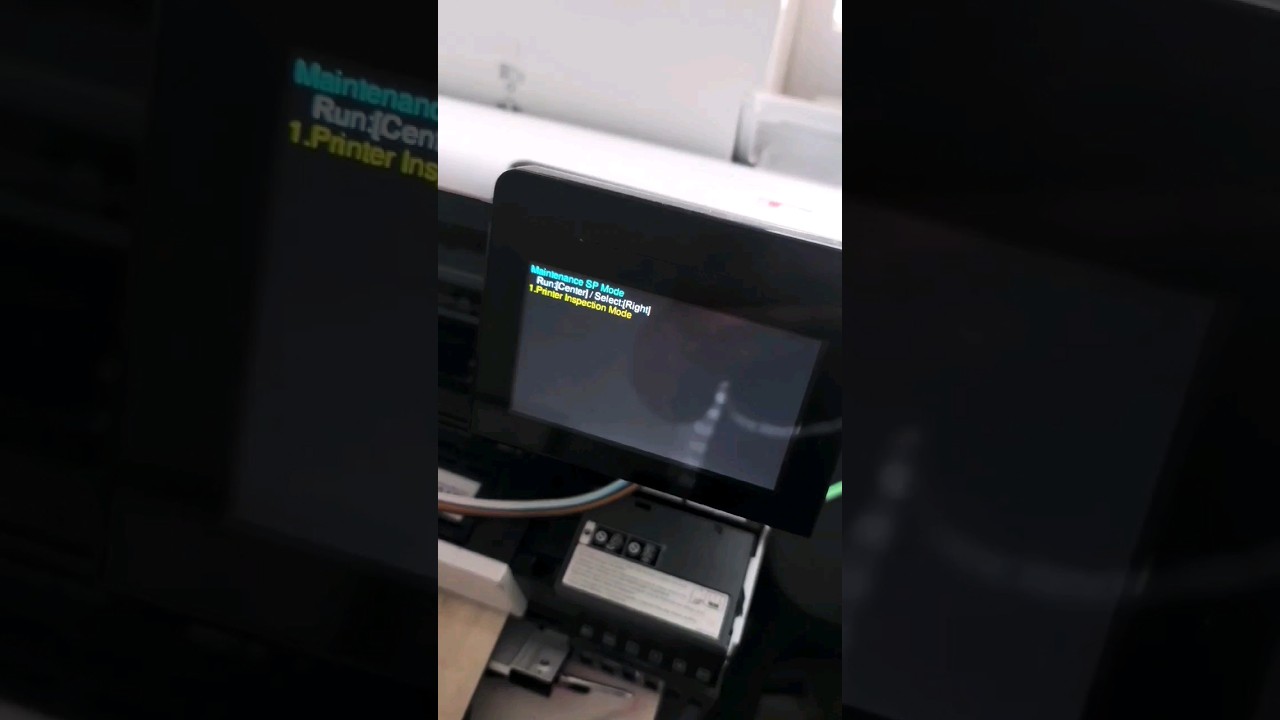 Epson Ecotank Et-8550: обнаружен режим обслуживания Hidd (режим проверки принтера).