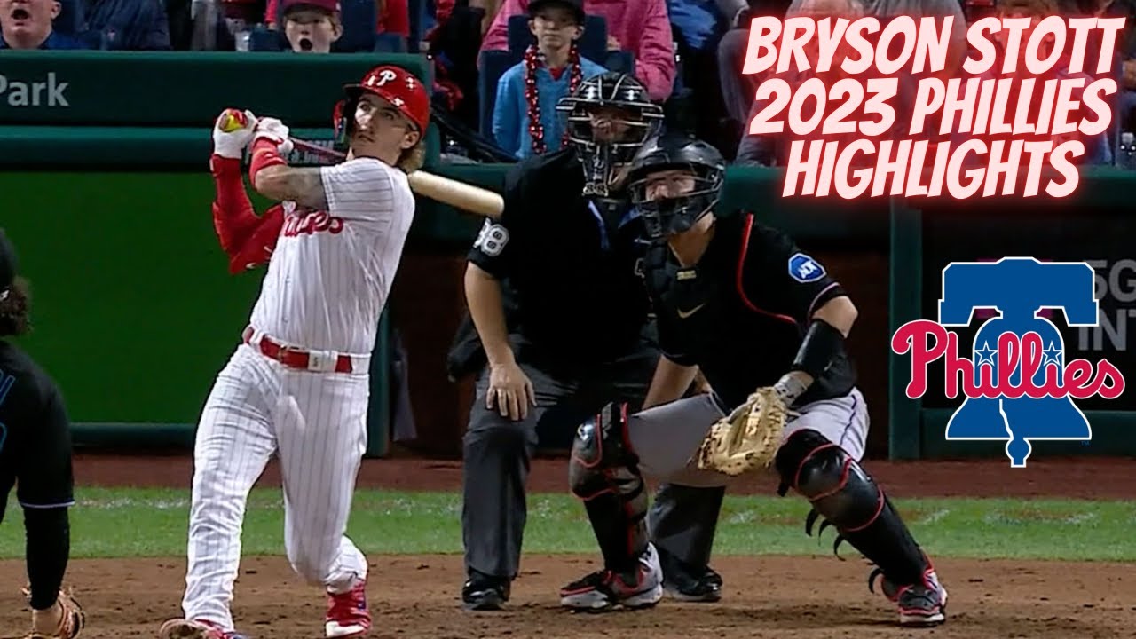 BRYSON STOTT 2023 PHILLIES HIGHLIGHTS #PHILLIES, #MLB, #BRYSON STOTT