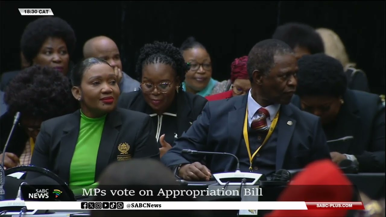 MPs vote on Appropriation Bill