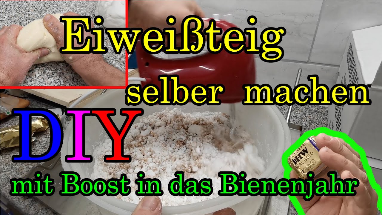Eiweiß Futterteig, DIY, mein Boost für die Damen im Frühjahr, #Imkern für Imker