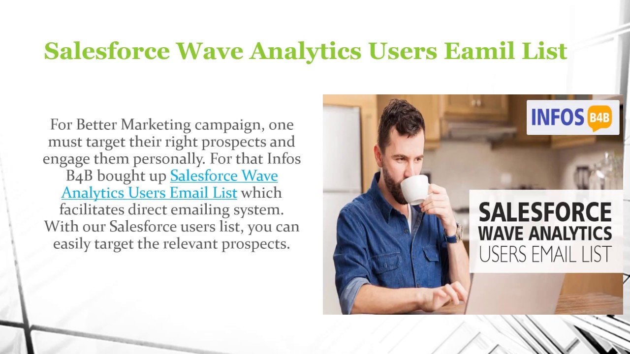 Salesforce - CRM, Heroku, Install, Pardot, Cloud, Platform, Wave Analytics, Users Email List USA, UK