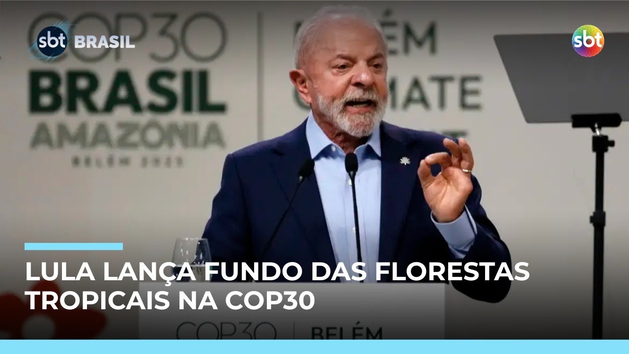 COP 30: L&iacute;deres mundiais se re&uacute;nem em Bel&eacute;m e Brasil lan&ccedil;a fundo para florestas  | #SBTBrasil