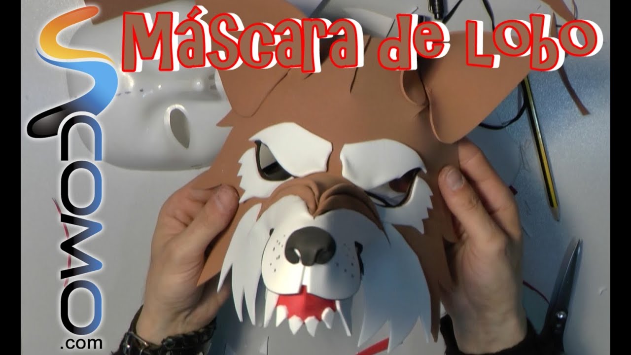 Fabricar una careta de lobo (2/2)