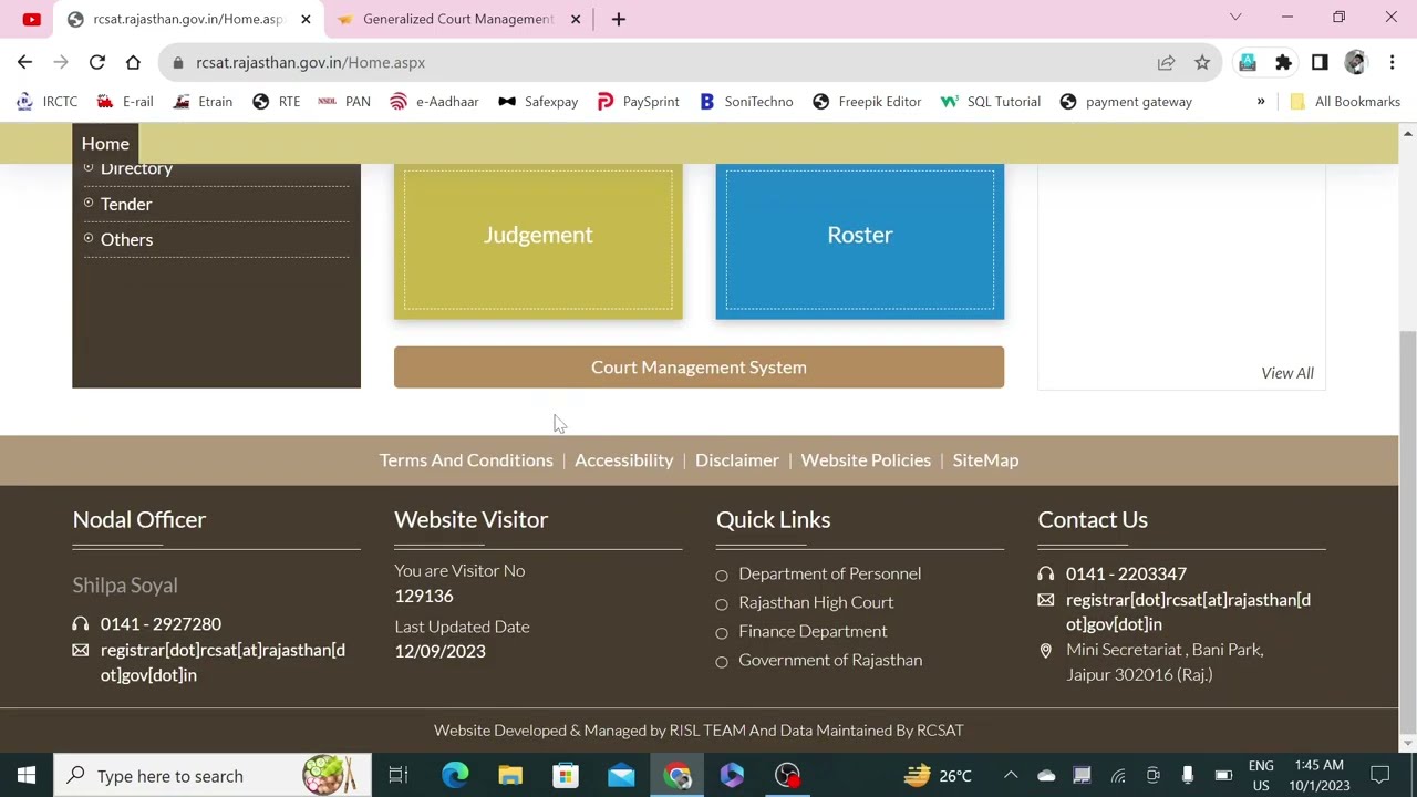 How to download Cause List from RCSAT/ Tribunal/RAT New website /कॉज लिस्ट कैसे डाउनलोड करें !