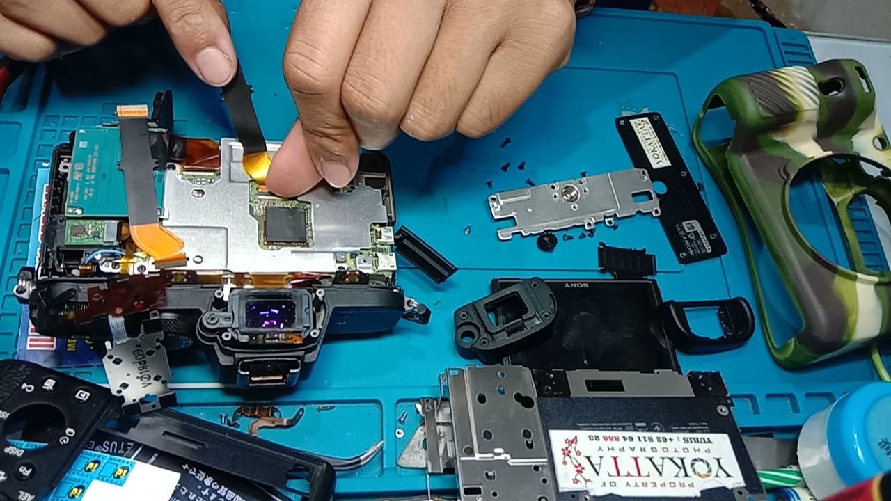 Ganti Flexible LCD A7ii dengan Mudah