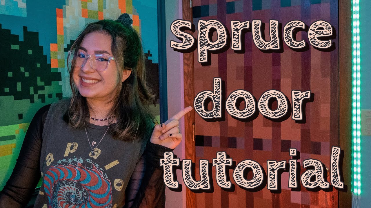 How I Painted A Spruce Door IRL