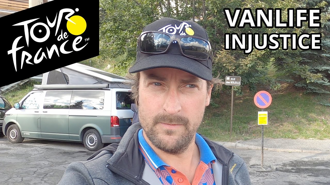 POLICE SEND US AWAY | Wild camping VANLIFE TOUR DE FRANCE | Offgrid vanlife holiday France