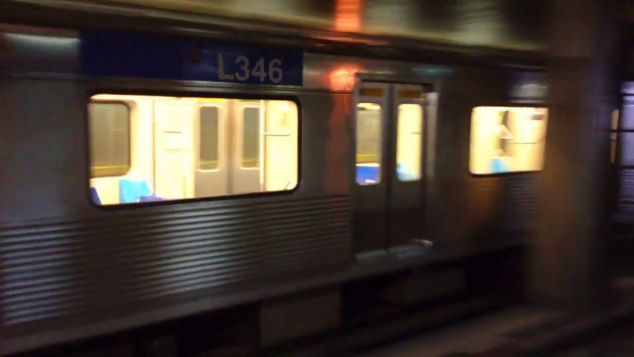 Metr&ocirc; SP Frota L (L34) (ALSTOM/IESA) sendo recolhido na esta&ccedil;&atilde;o Tucuruvi