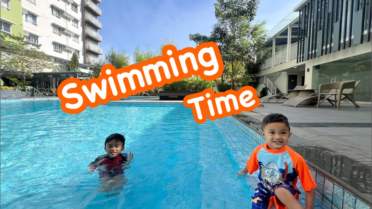 Swimming at Mesatierra Garden Residences