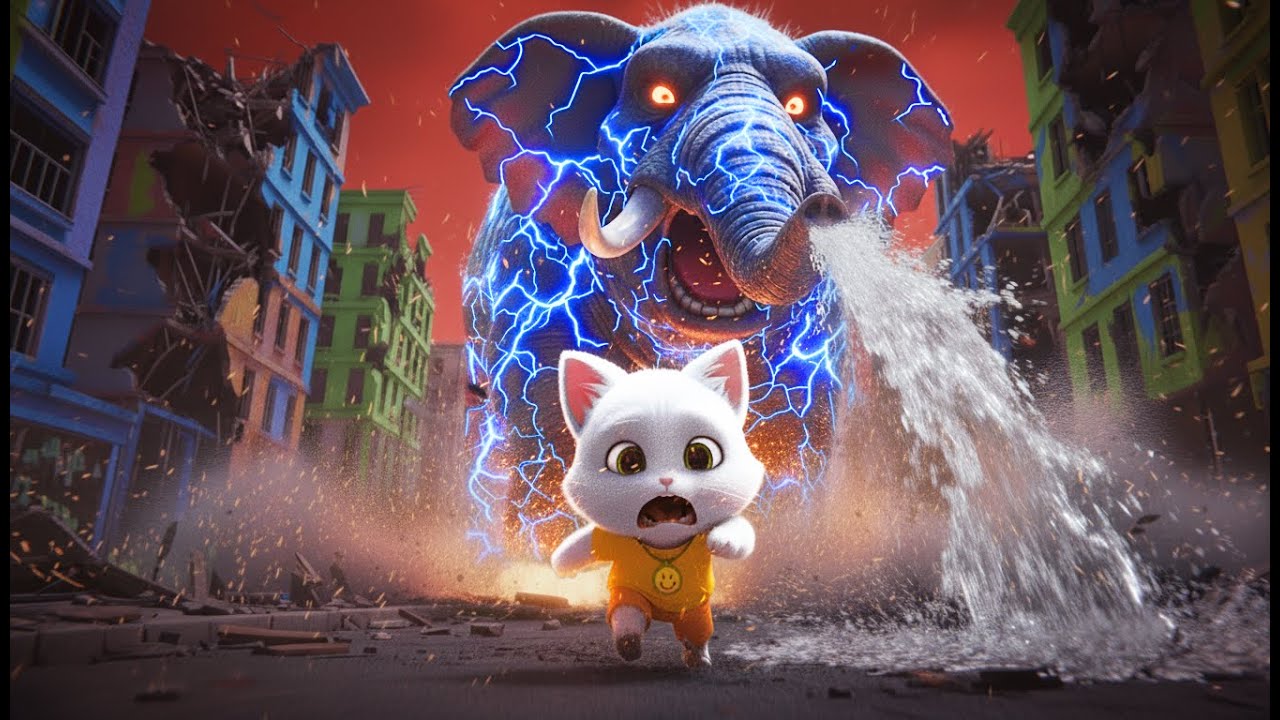 🐘🌙 A Monster Elephant Appears in the Night — and the Kitten’s Special Redemption ✨🐱 | MiMi Cat Story