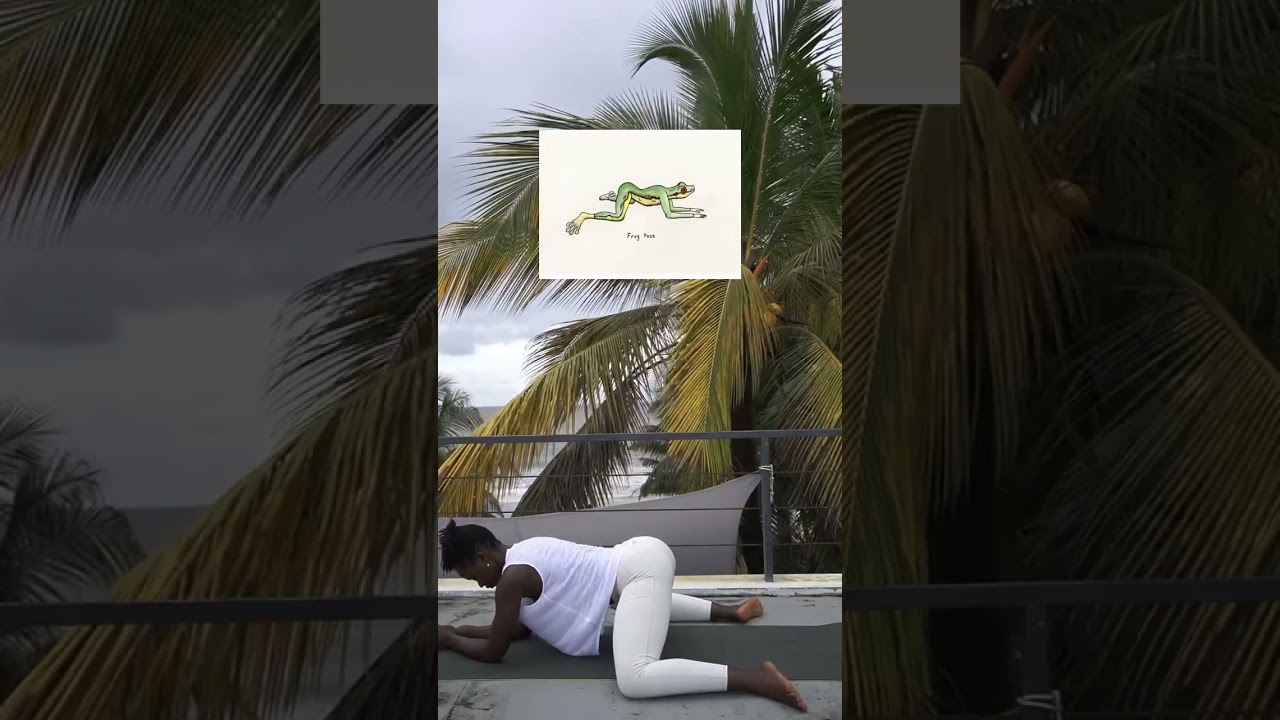 Yoga practices *Frog Yoga Pose 