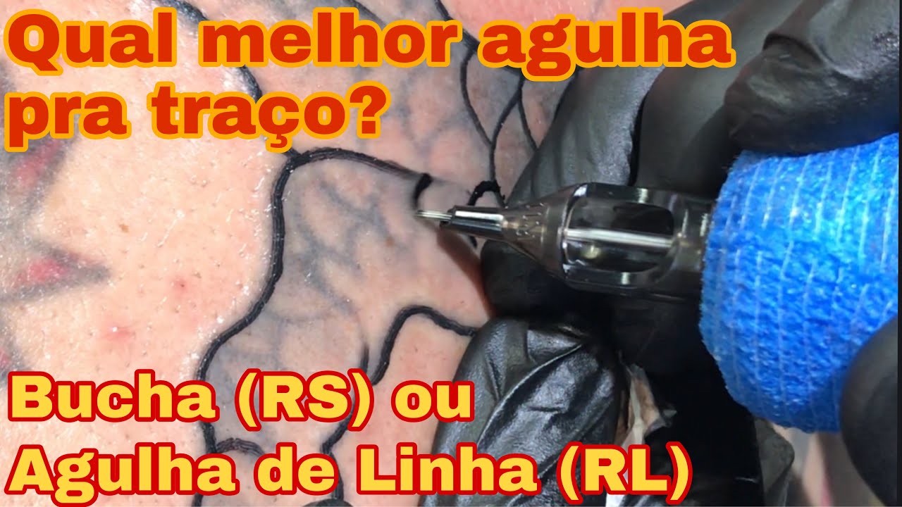 Qual a diferença do traço com bucha RS ou agulha de traço RL?