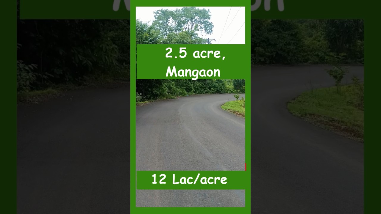 ID :195/20 The 2.5 acre Land in mangaon
