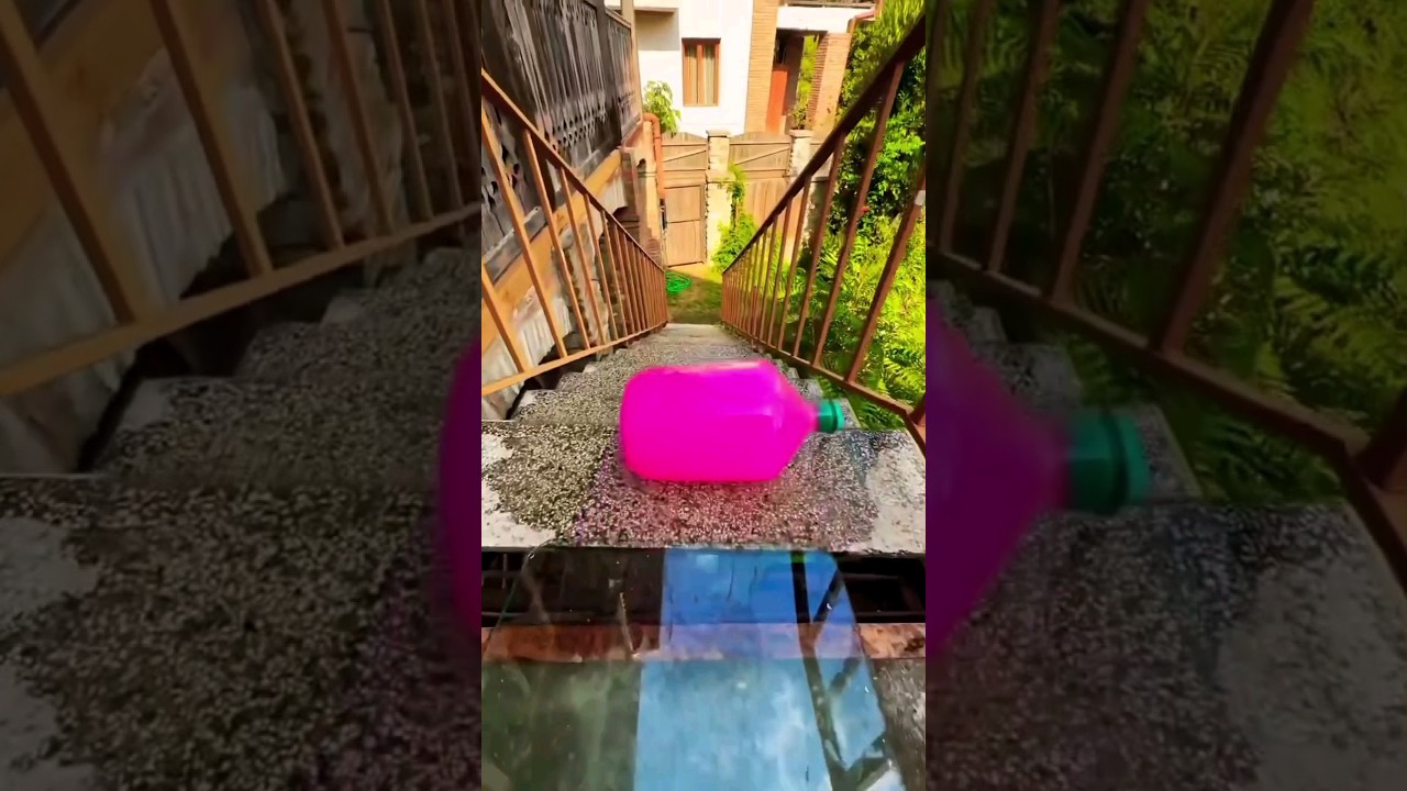Bottle breaking video