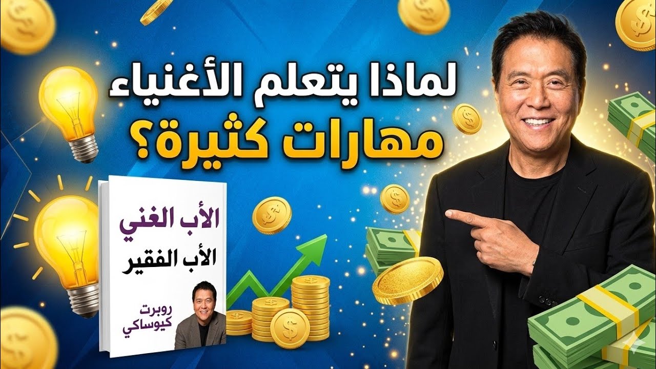 مهارات يعلمها الاغنياء لأبنائهم ويخفونها للفقراء..🤔