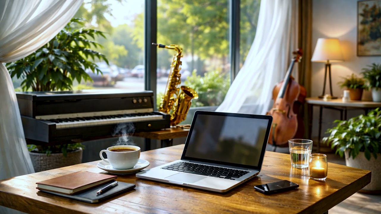 Deep Work Jazz House Mix | 2 Hours Focus Music &bull; Ukrainian Motifs & Chill Caf&eacute; Groove