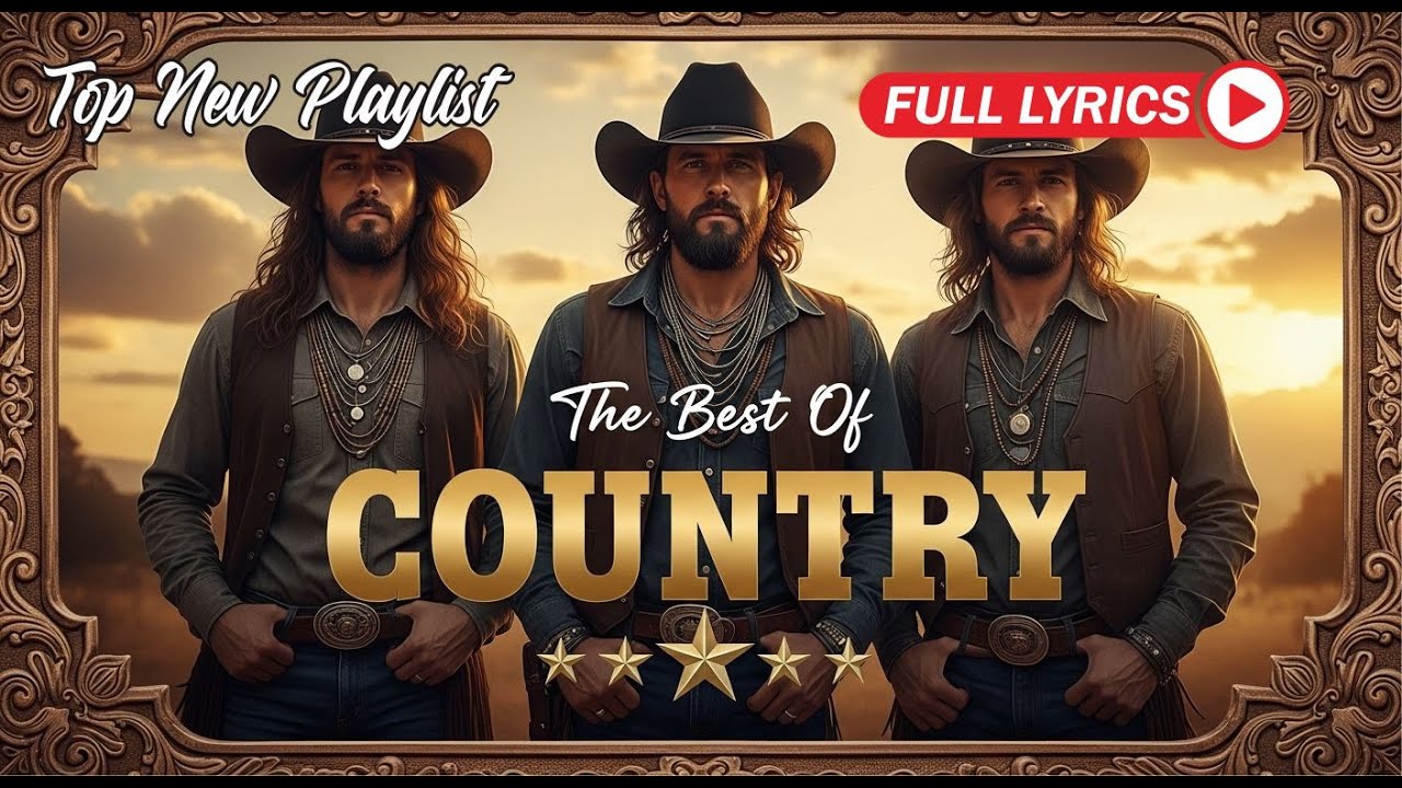 Calm Country Playlist for Relax Work Pop Ballad Study Coffee With Lyrics