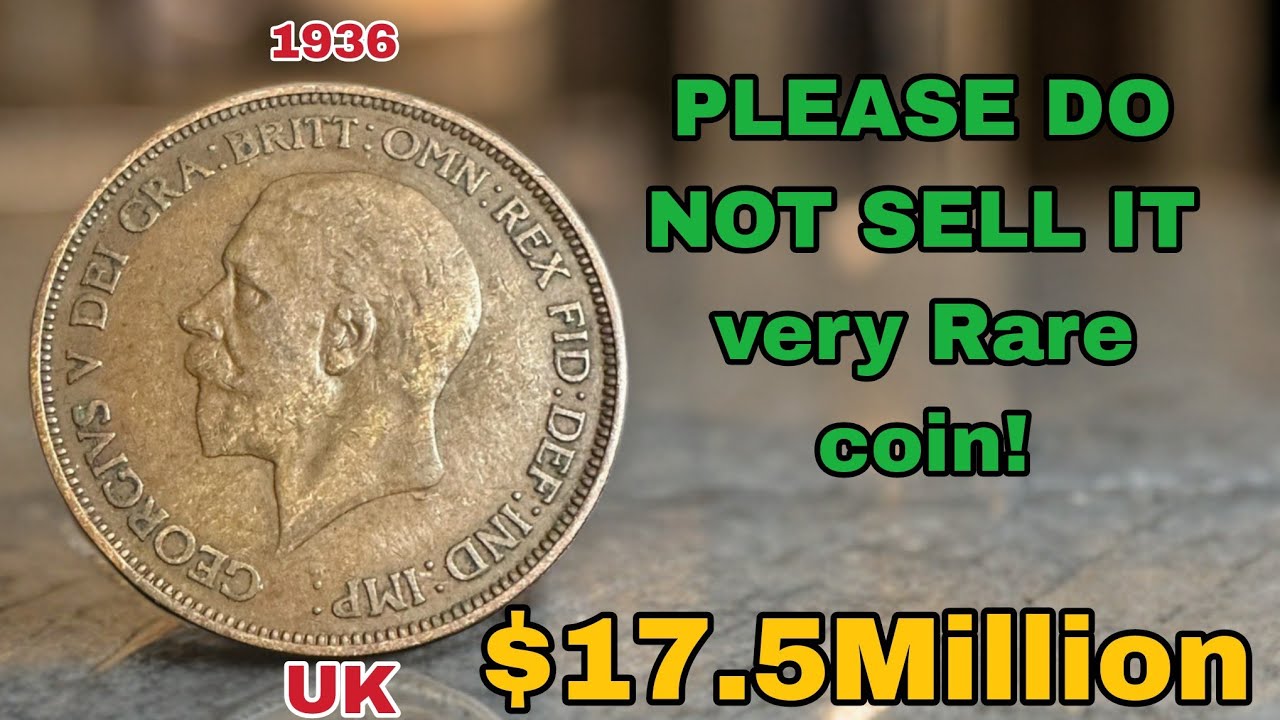 1936 UK One Penny &ndash; The Last Penny of a King&rsquo;s Era | Rare Coin with Royal History!