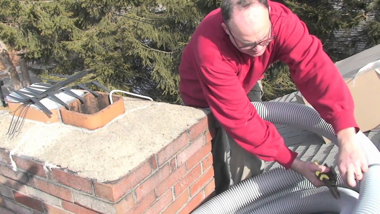 HTP's Easy Flex PolyPro Vent System for venting boiler or water heater exhaust up chimneys